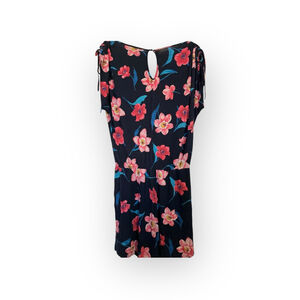 EUC Women's Market & Spruce Black Floral Romper L